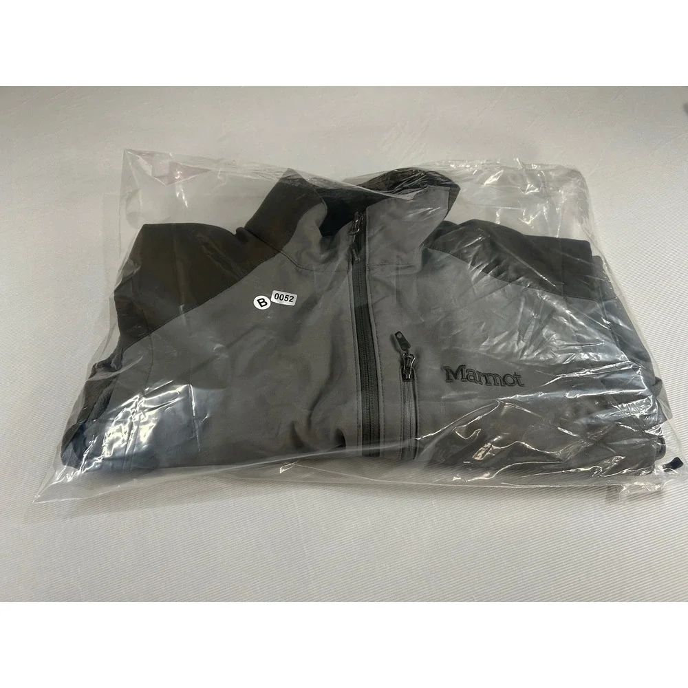 Marmot Mens Softshell Fleece Lined Full Zip Vest Gray Large - See pics for cdtn - Picture 6 of 6